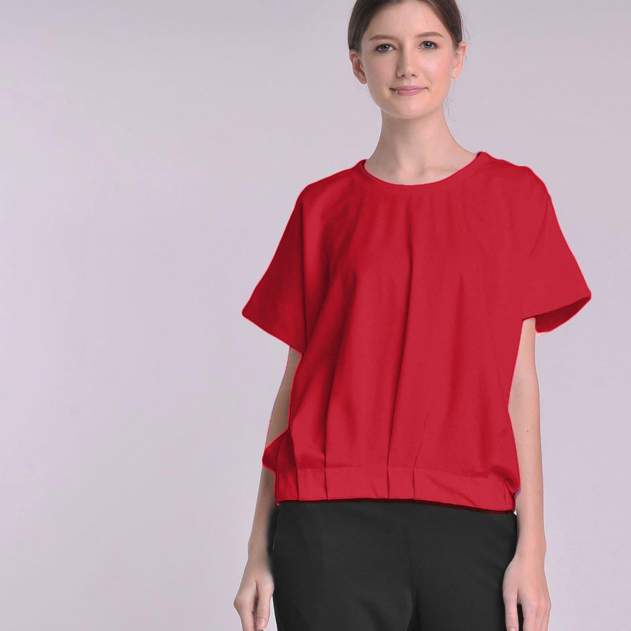 Charl Tucked Hem Top