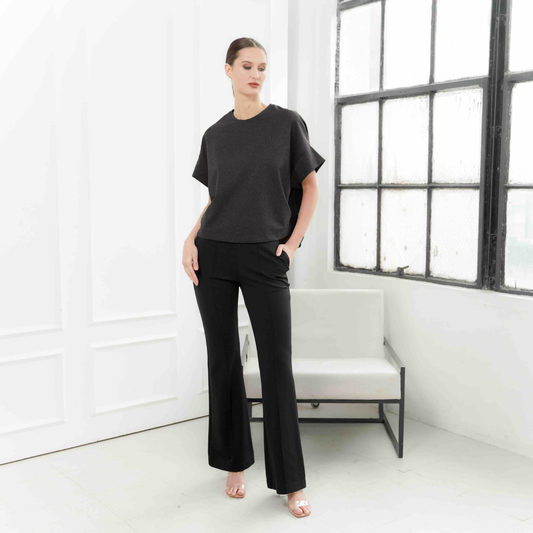 Chiqi Top with Button Detail