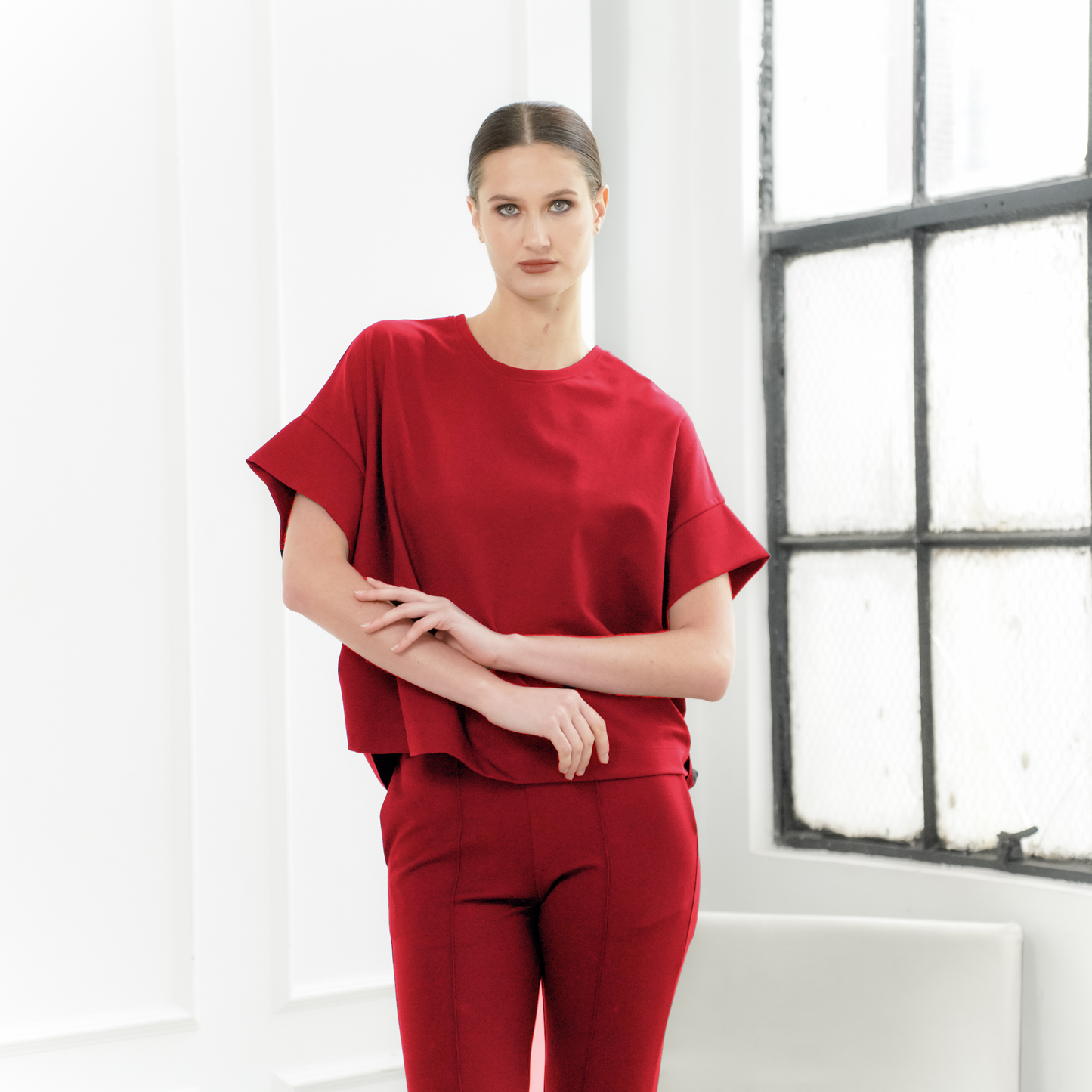 Chiqi Top with Button Detail