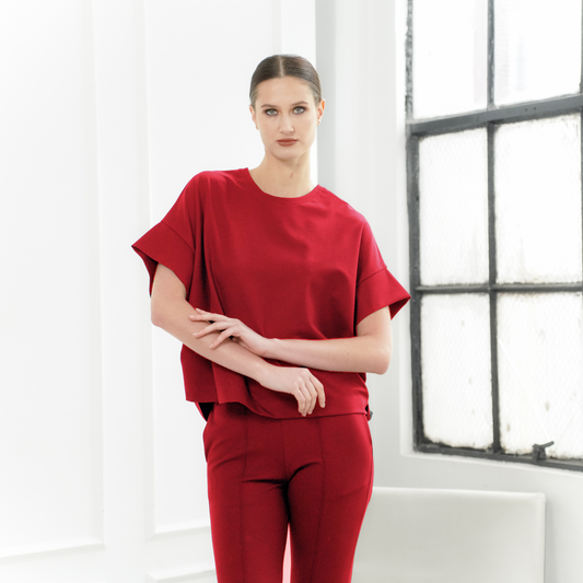 Chiqi Top with Button Detail