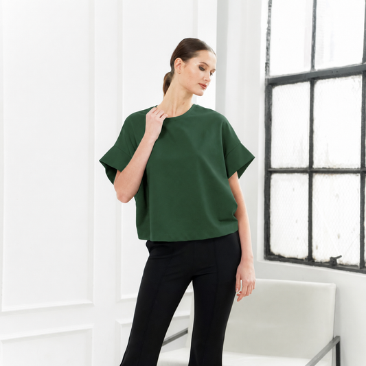 Chiqi Top with Button Detail