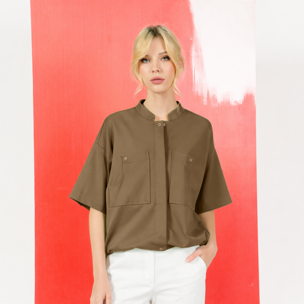 Ellie Snap Button Top