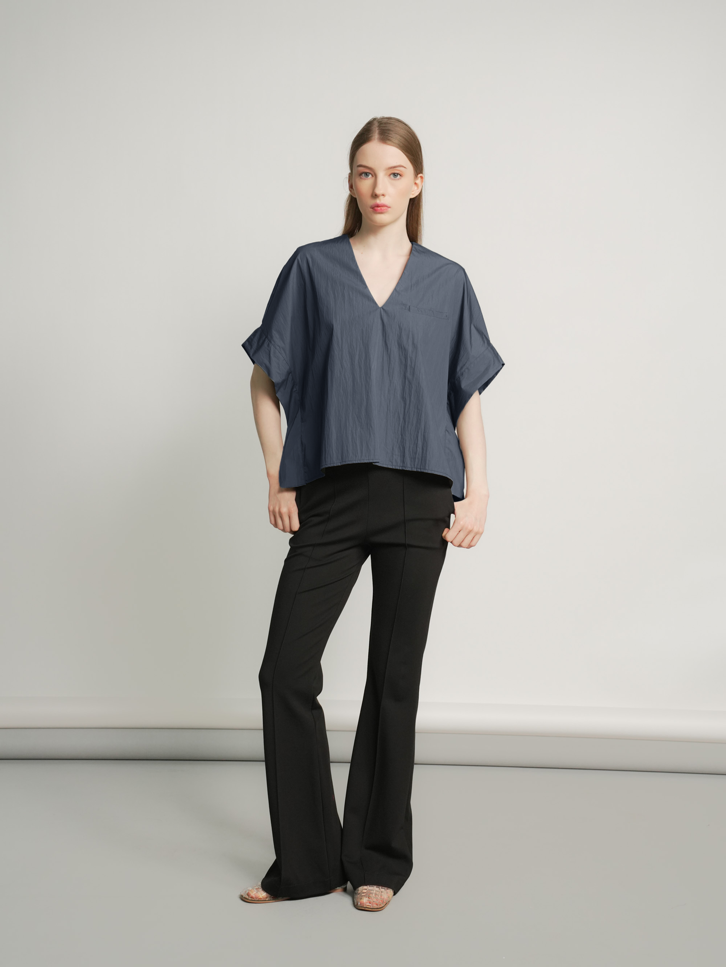 Eloisa V-neck Back Garter Top