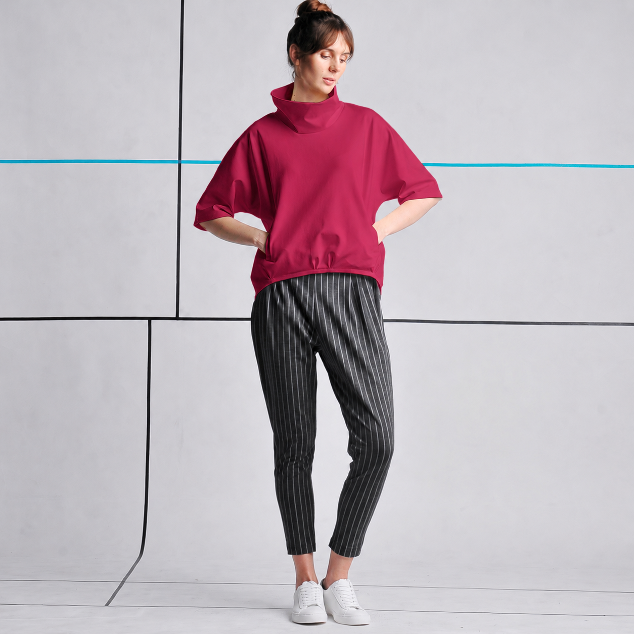 Elysse hi-neck Top