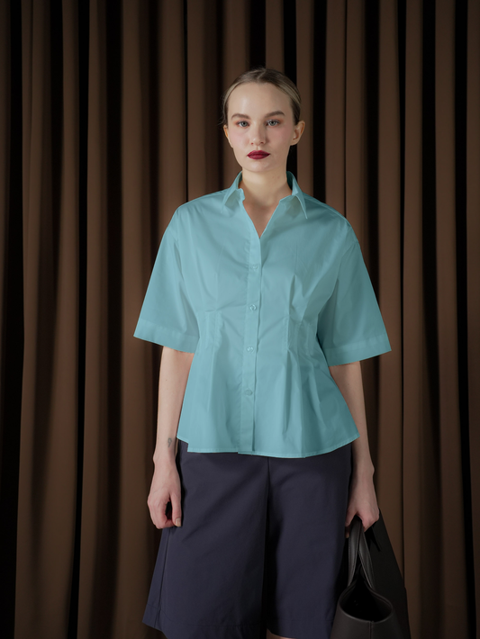 Erich Pleated Waist Top