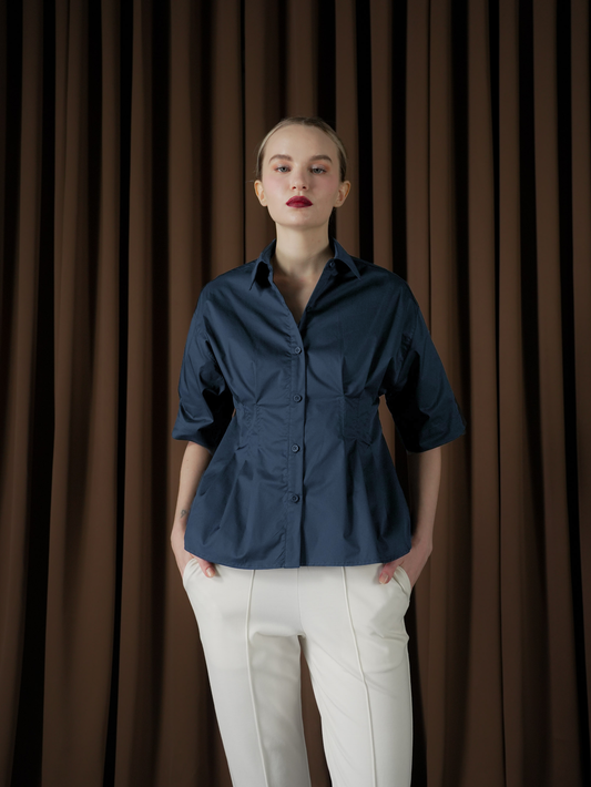 Erich Pleated Waist Top