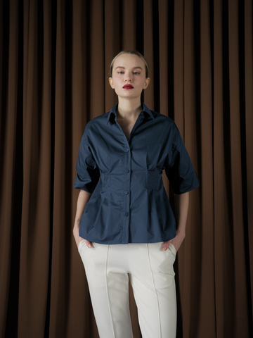 Erich Pleated Waist Top