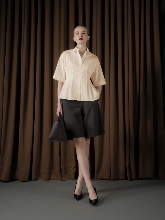 Erich Pleated Waist Top