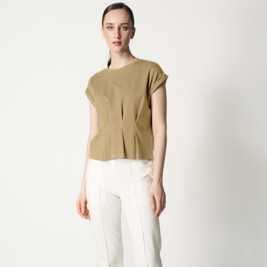 Guia Pleated Waist Top