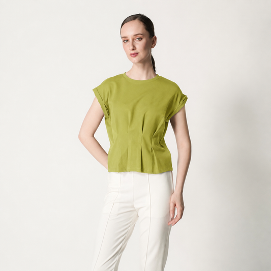 Guia Pleated Waist Top