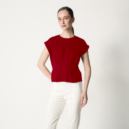 Guia Pleated Waist Top
