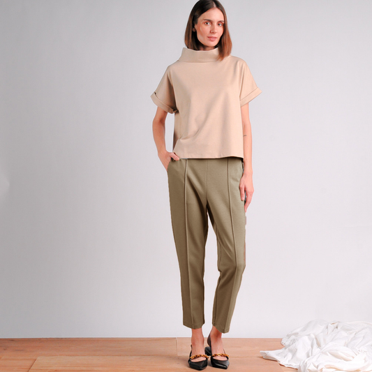 Hazel Tapered Pullup Pants