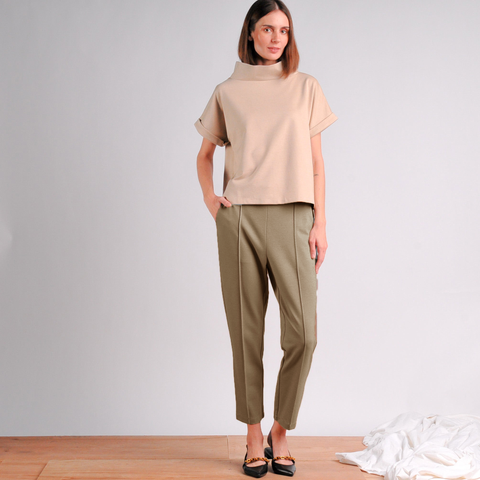 Hazel Tapered Pullup Pants