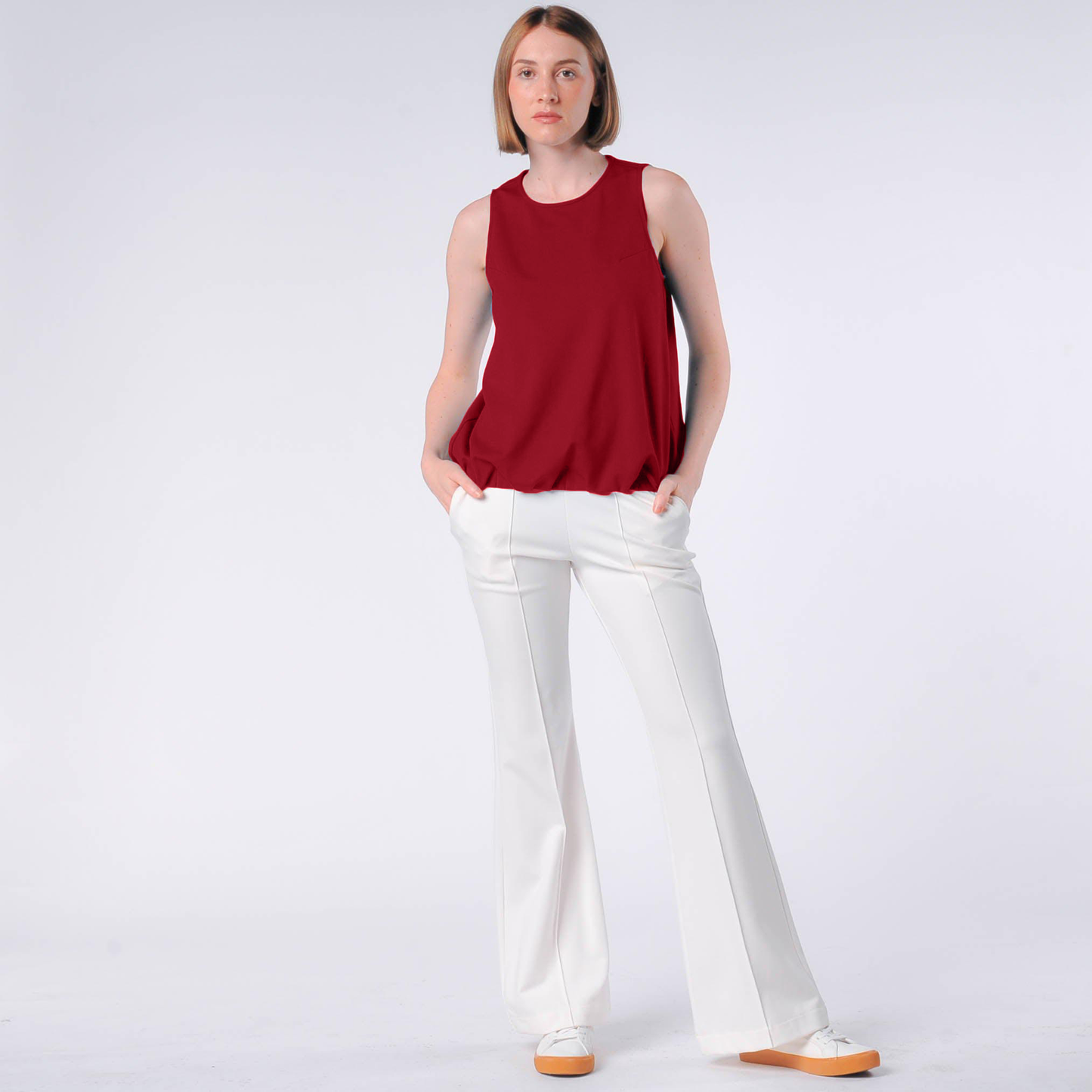 Henly Gathered Hem Top