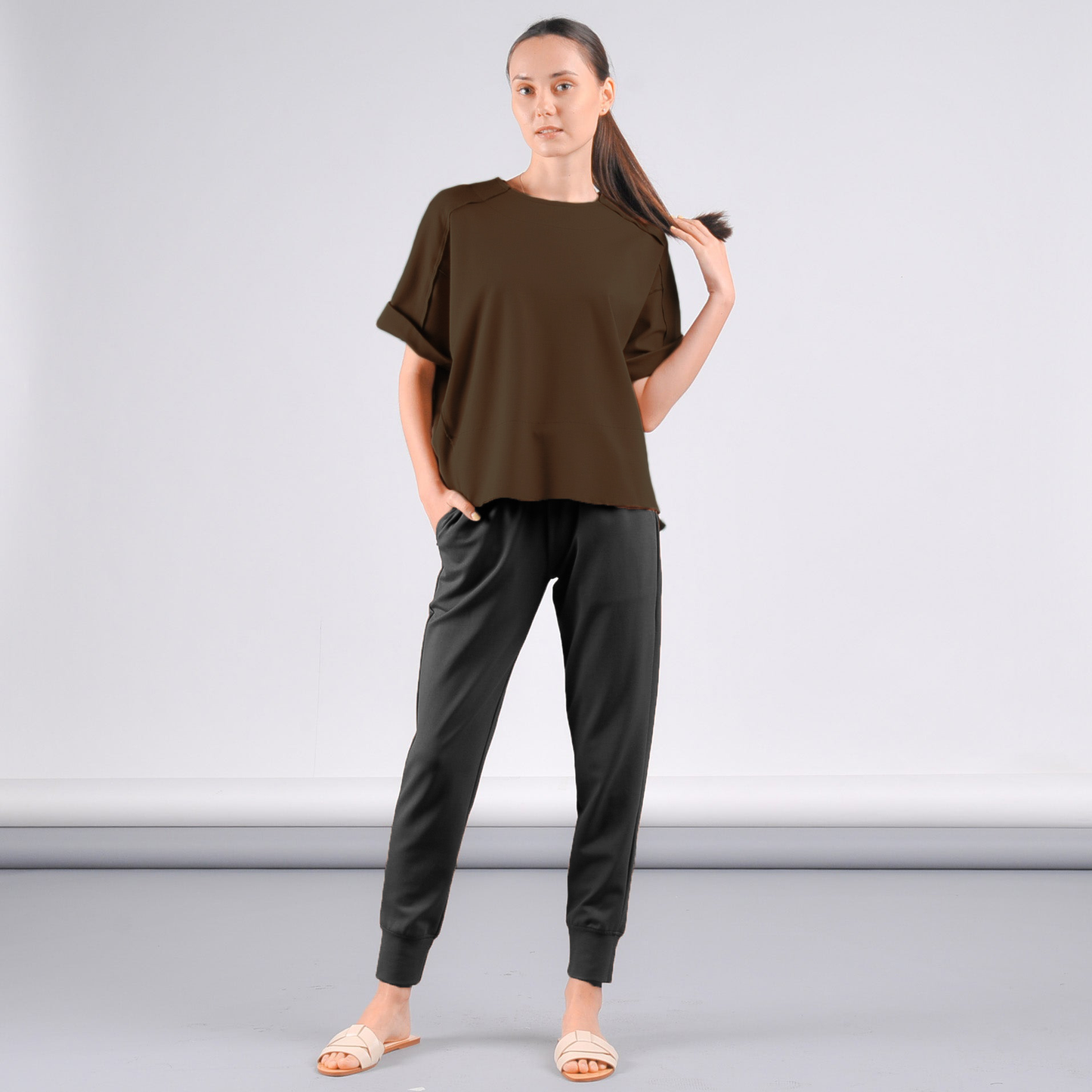 Jeremy Folded Sleeve Top