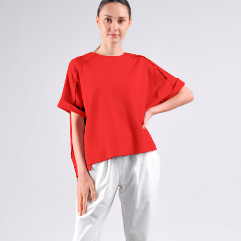 Jeremy Folded Sleeve Top