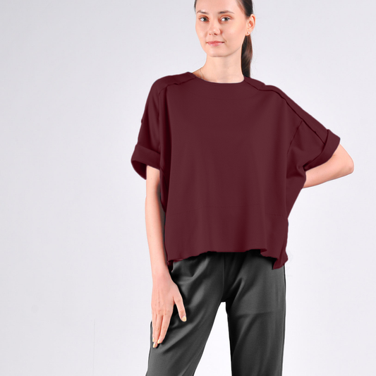 Jeremy Folded Sleeve Top