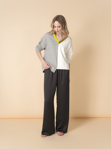 Juliard Multi Color Blocking Sweater