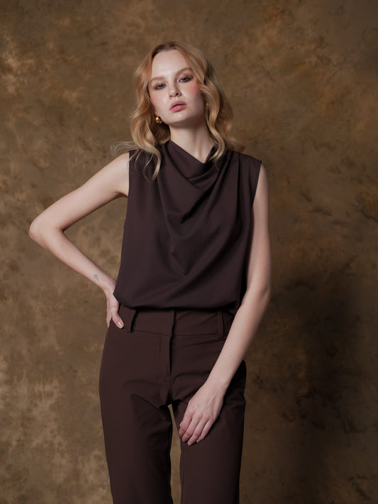 Liana Pleated Top