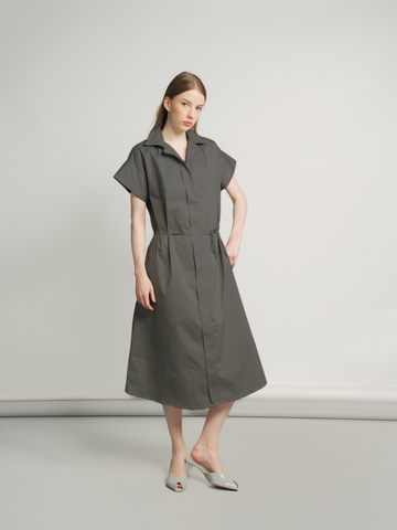 Lindsay A-line Dress with String