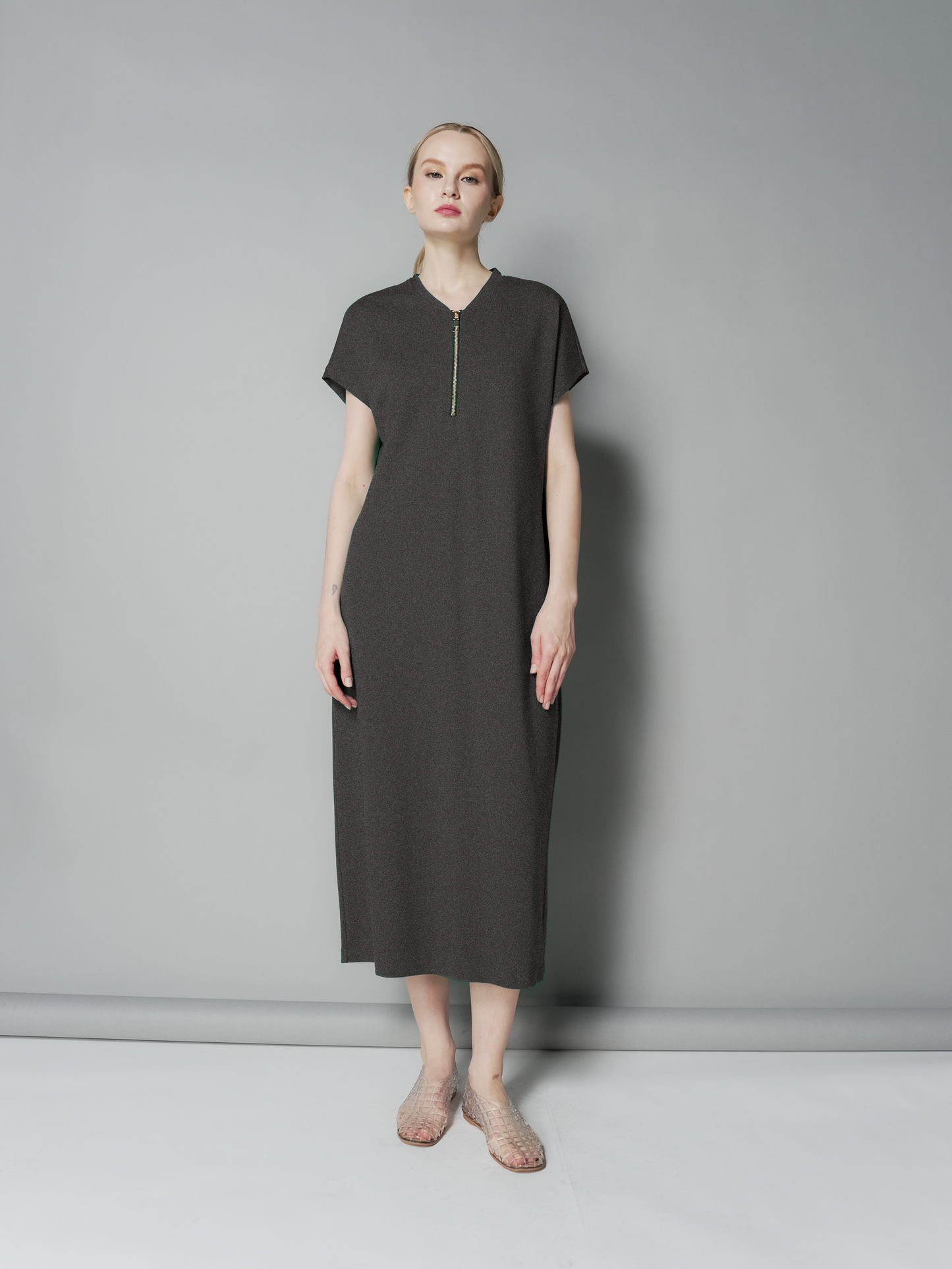 Lira Zipped Maxi Dress