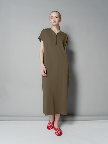 Lira Zipped Maxi Dress