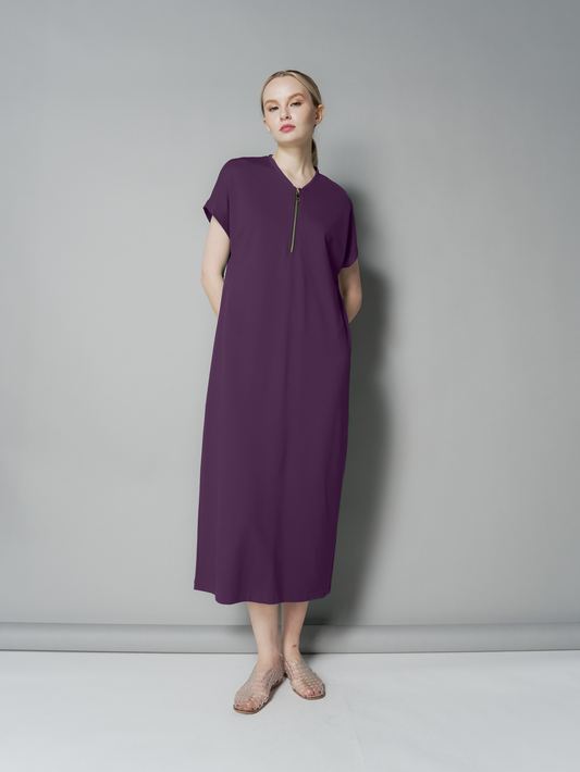 Lira Zipped Maxi Dress