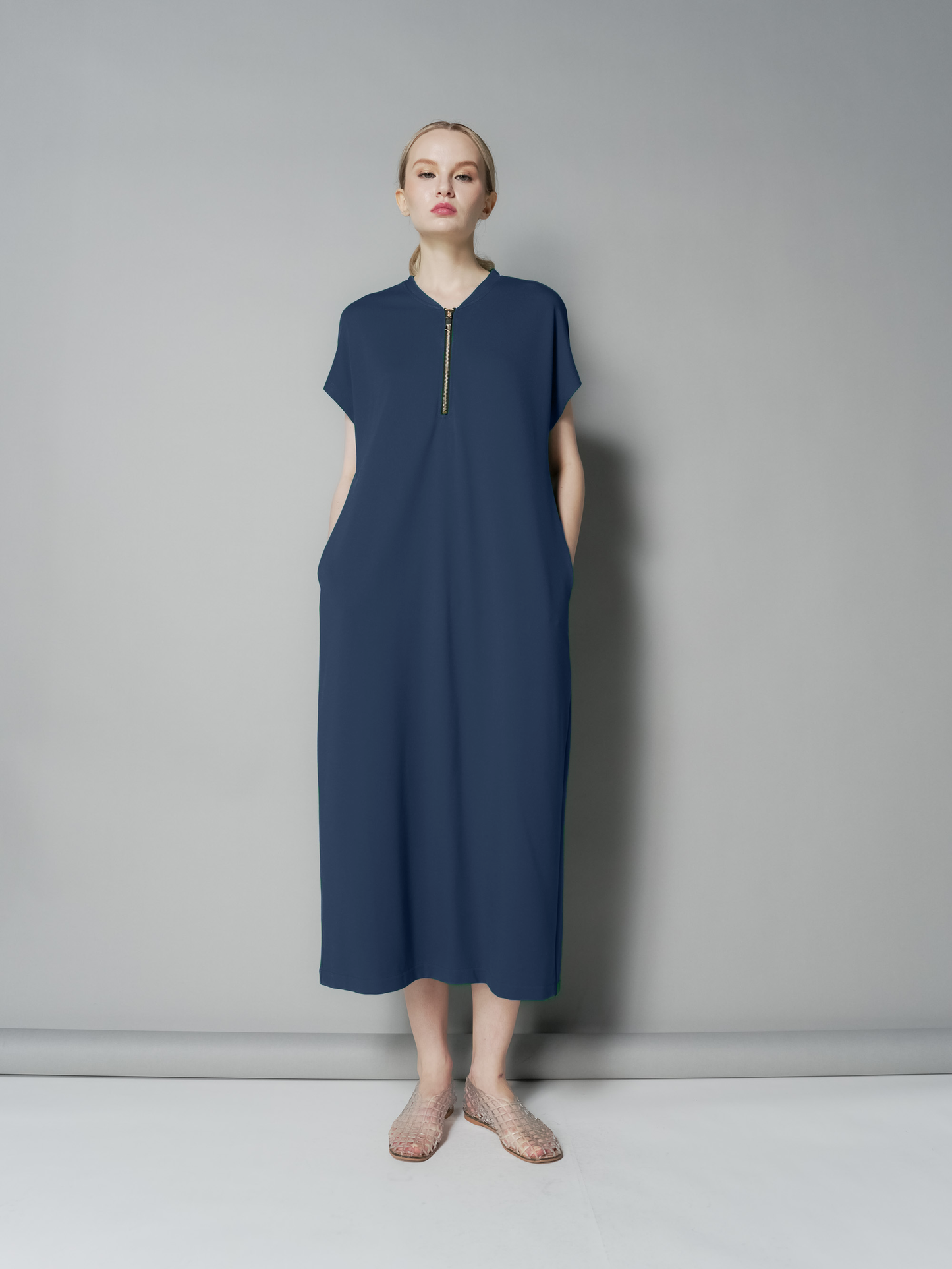Lira Zipped Maxi Dress