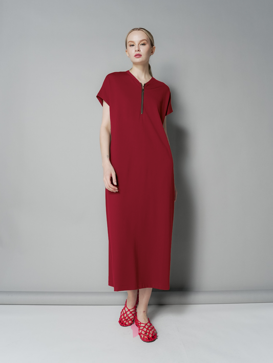 Lira Zipped Maxi Dress