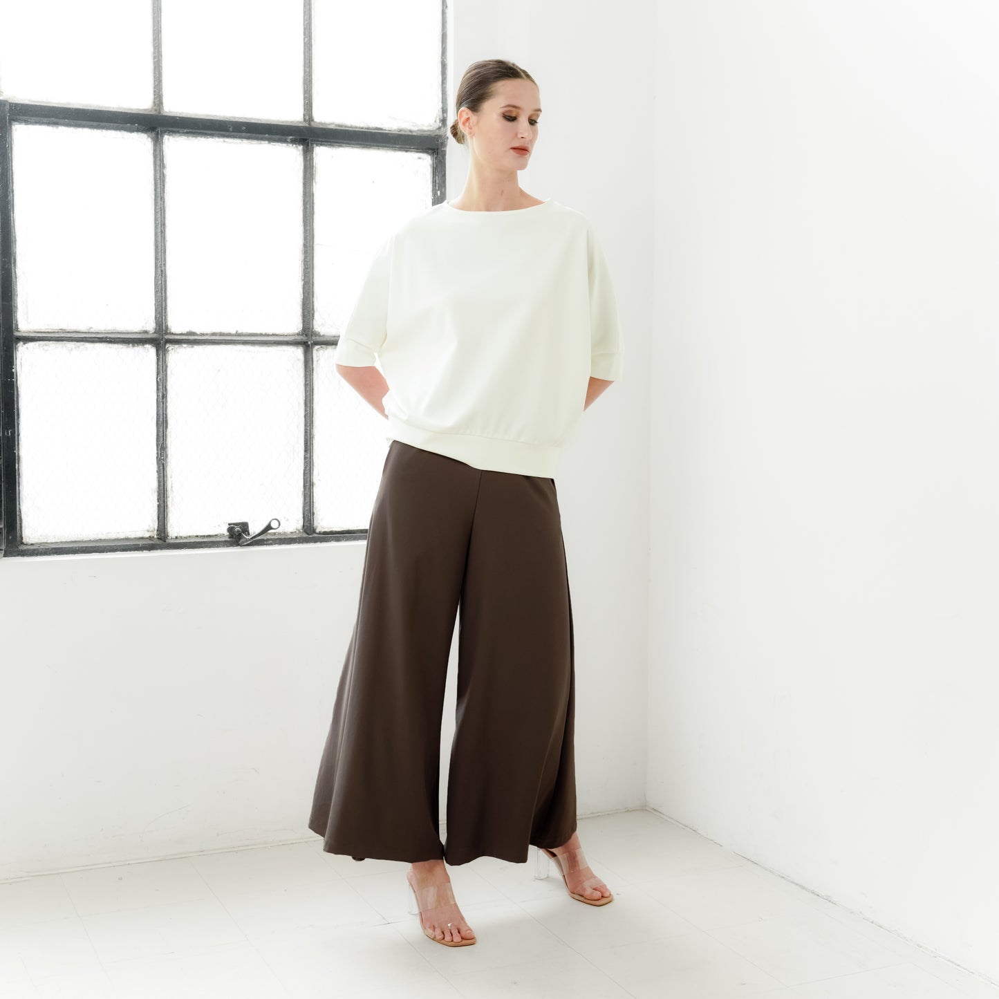 Louie Wide Crepe Pants