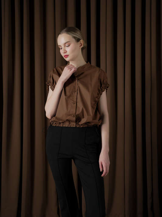 Lumine Shirring Detail Top