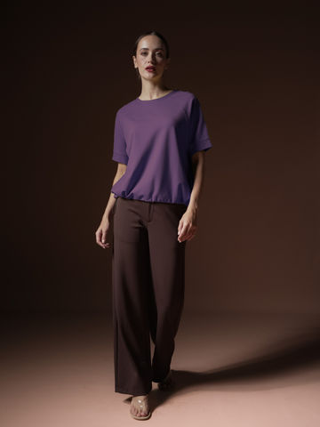 Malou Raglan Toggle Hem Top