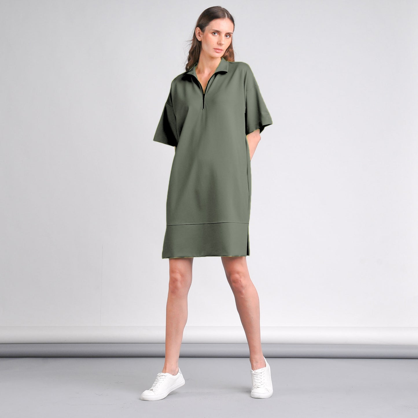 Marina Front Zip Dress