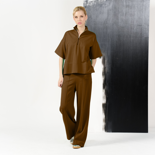 Marina Front Zip Top