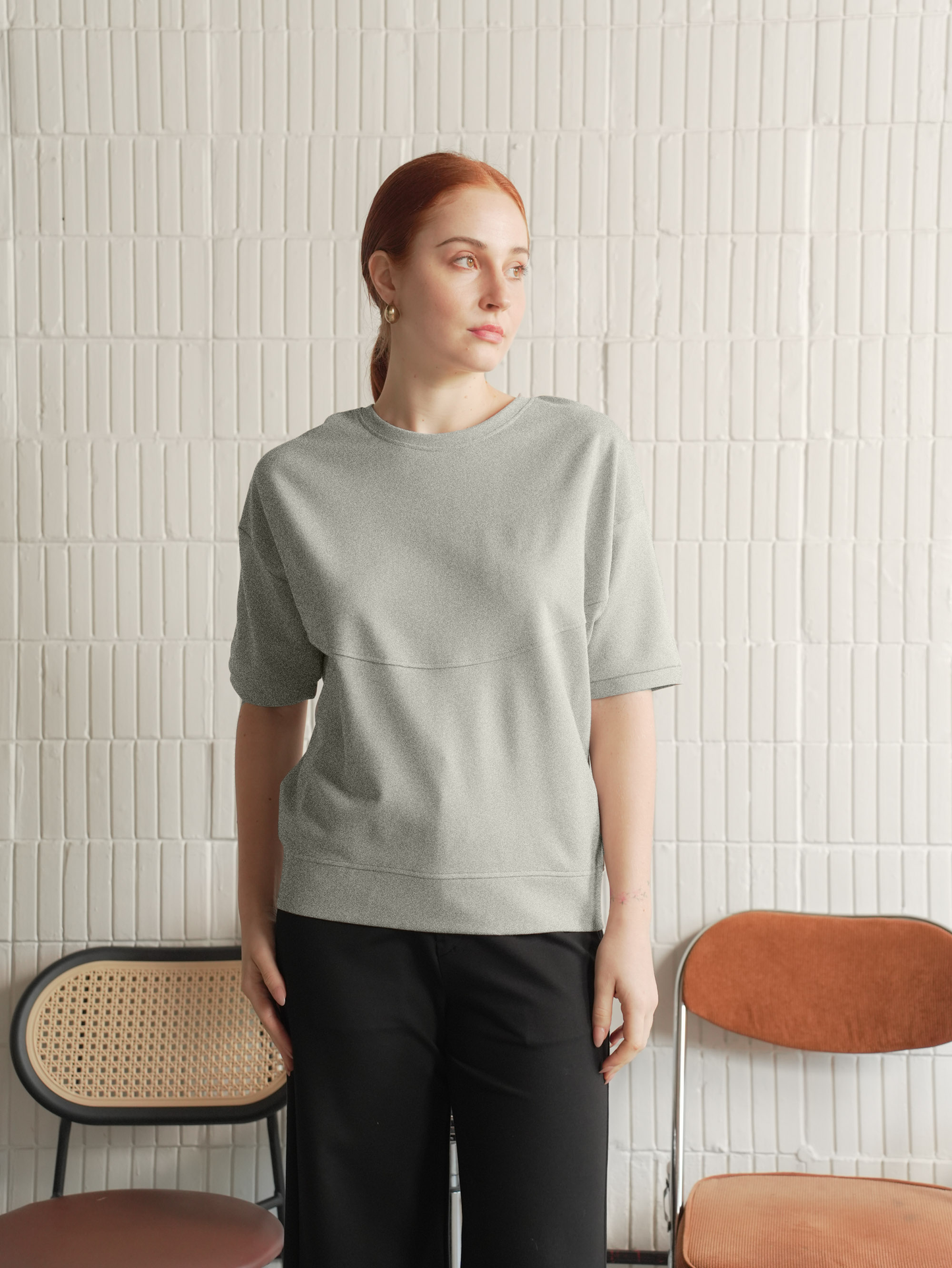 Marybelle Back Button Top