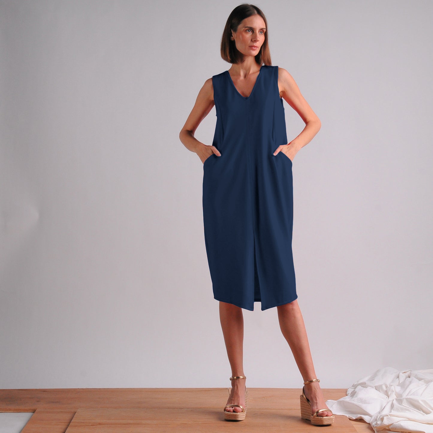 Maybelle Front Slit Dress