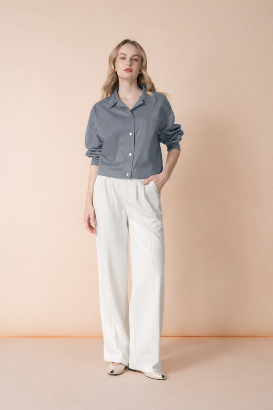 Milar Boxy Long Sleeve Top