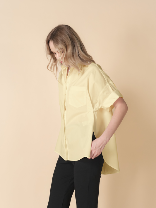 Mori Overlap Polo Top