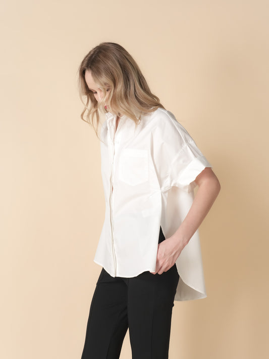 Mori Overlap Polo Top