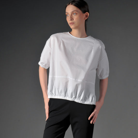 Iris gartered hem Top