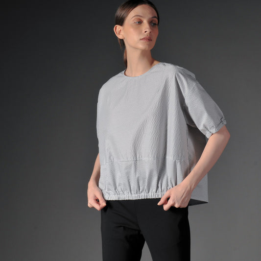 Iris gartered hem Top