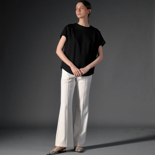 Vanie Pleated Shoulder Top