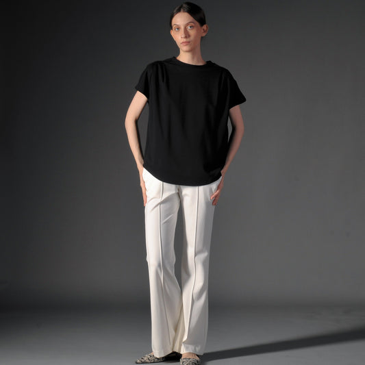 Vanie Pleated Shoulder Top