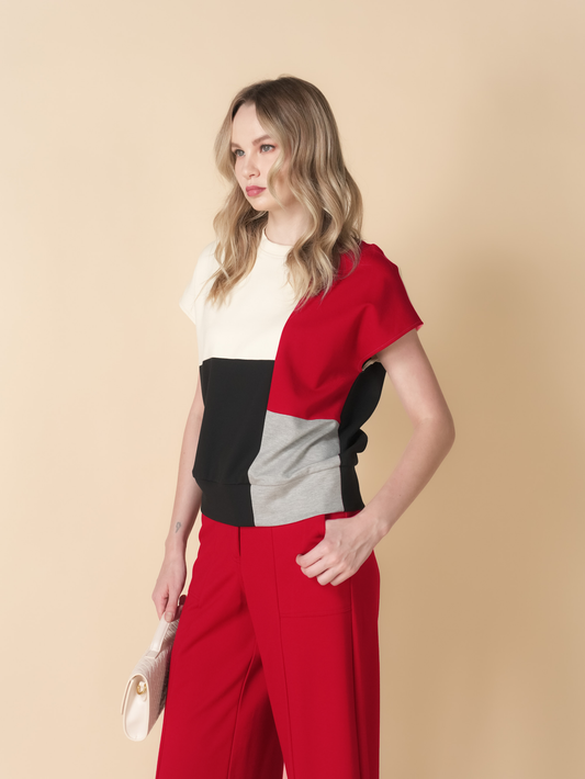 Perth Color Blocking Top