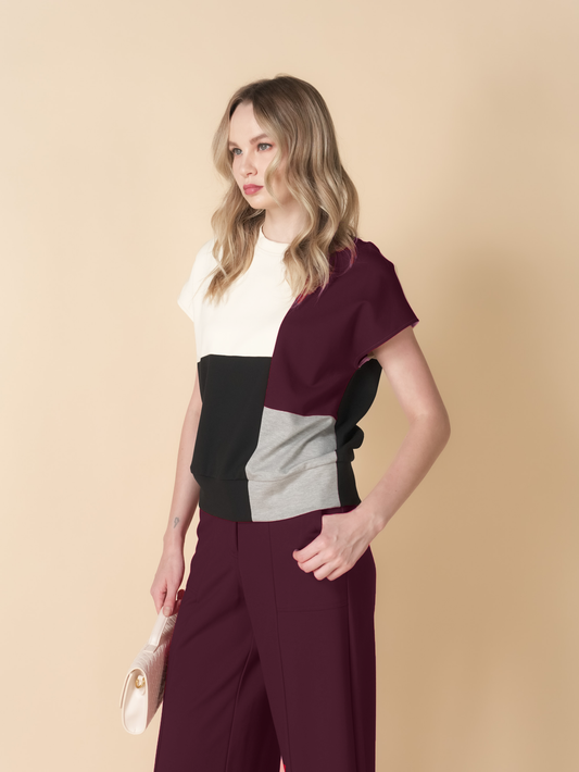 Perth Color Blocking Top