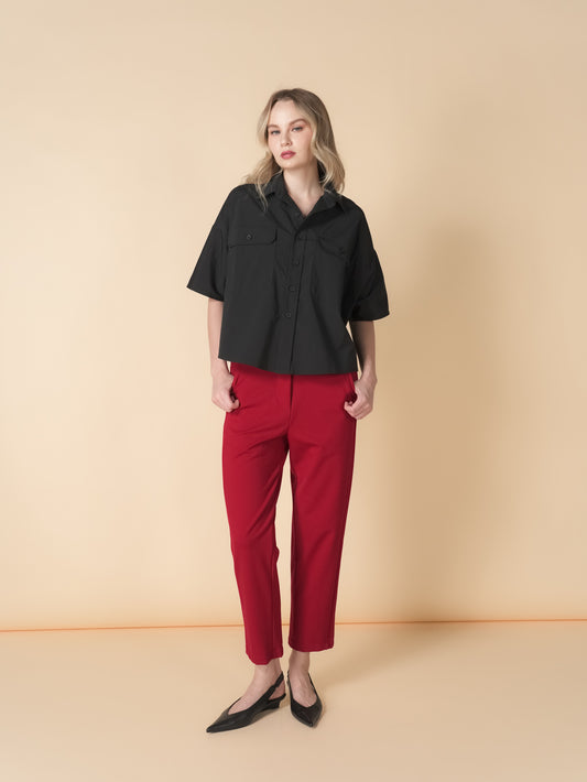 Pia Loose Polo Top