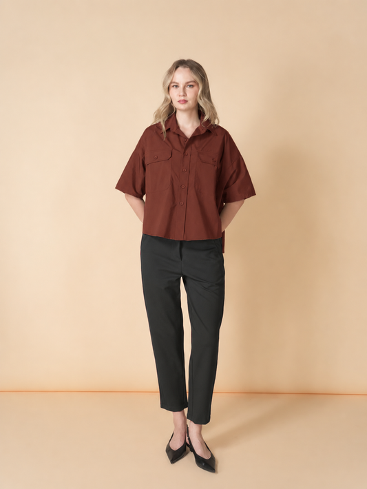 Pia Loose Polo Top