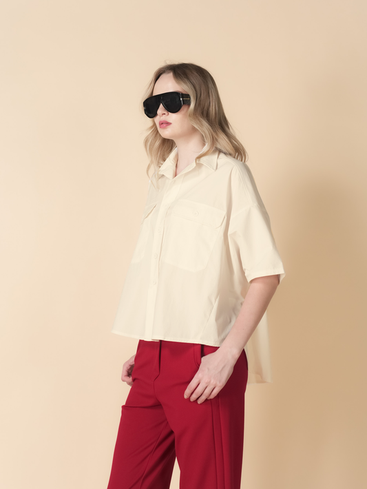 Pia Loose Polo Top