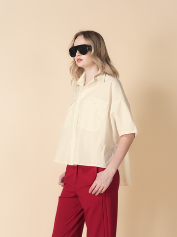 Pia Loose Polo Top