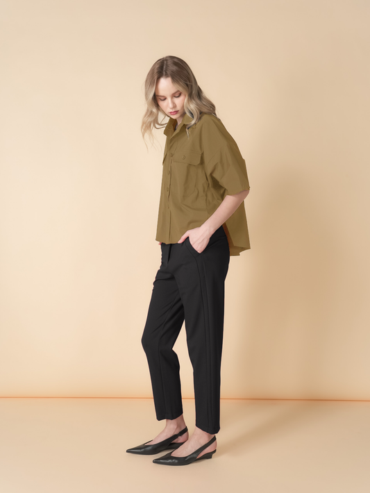 Pia Loose Polo Top